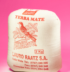 Yerba Mate PAJARITO ľanové vrece 2 kg